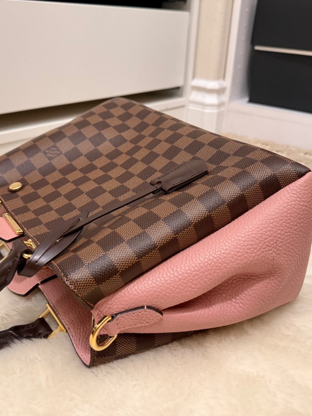LOUIS VUITTON Brittany Bag in Damier Ebène Canvas 100% Authentic - Picture 6 of 10